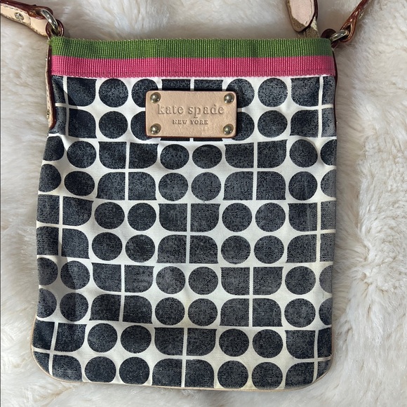Kate Spade Black and Cream Dot Crossbody Bag - Picture 2 of 6
